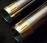 Solid brass exhasut tips are for 1-3/4 inch pipes and are available in 3 designs.