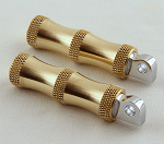 HourGlass foot pegs machined from solid brass with Harley style mounts for most models up to 2017.